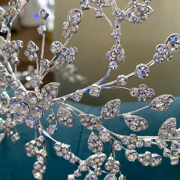 Silver Crystal Wedding Tiara